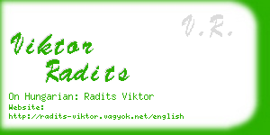 viktor radits business card